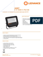 Floodlight 50 W 3000 K Ip65 BK: Product Datasheet