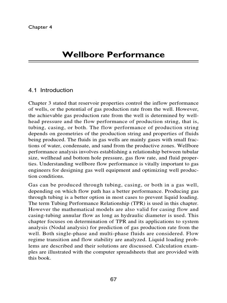 Wellbore Performance Analysis for Gas Wells | PDF | Gases | Fluid Dynamics