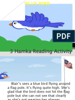 Reading Activity Blue Bird