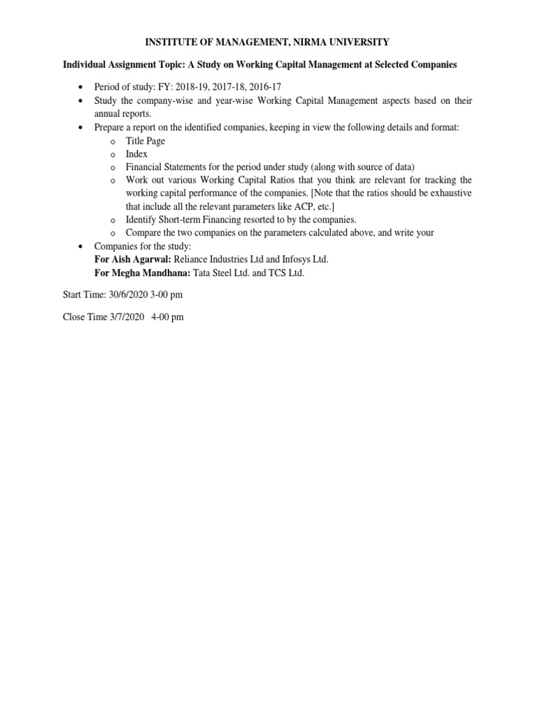 Individual Assignment | PDF | Career & Growth | Finance & Money Management