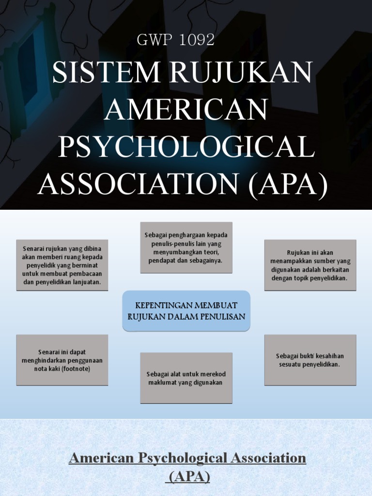 Panduan Rujukan Gaya APA dalam Penulisan | PDF