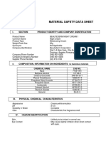 Material Safety Data Sheet - Night Cream 1 New