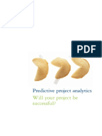 Predictive project analytics