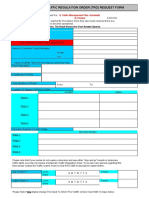 Temporary Traffic Regulation Order (Tro) Request Form