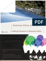 Business Ethics Decision-Making