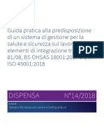 Guida Sistema Di Gestione 18001 - 45001 - 81 - 08