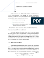 Java Software Environment and AWT Components