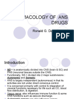 Pharmacology of Ans Drugs: Ronald G. Daroya, M.D