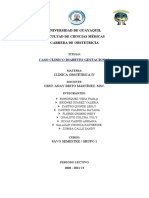 Diabetes gestacional: Caso clínico de una paciente embarazada