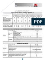 Adaptive sector antenna specifications