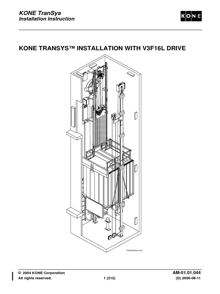 New TranSys AM-01.01.044 Main En.d.2 | PDF | Elevator | Safety