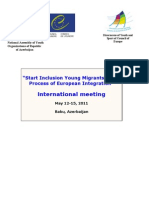 International Meeting in Azerbaijan, Baku-Application Form 2