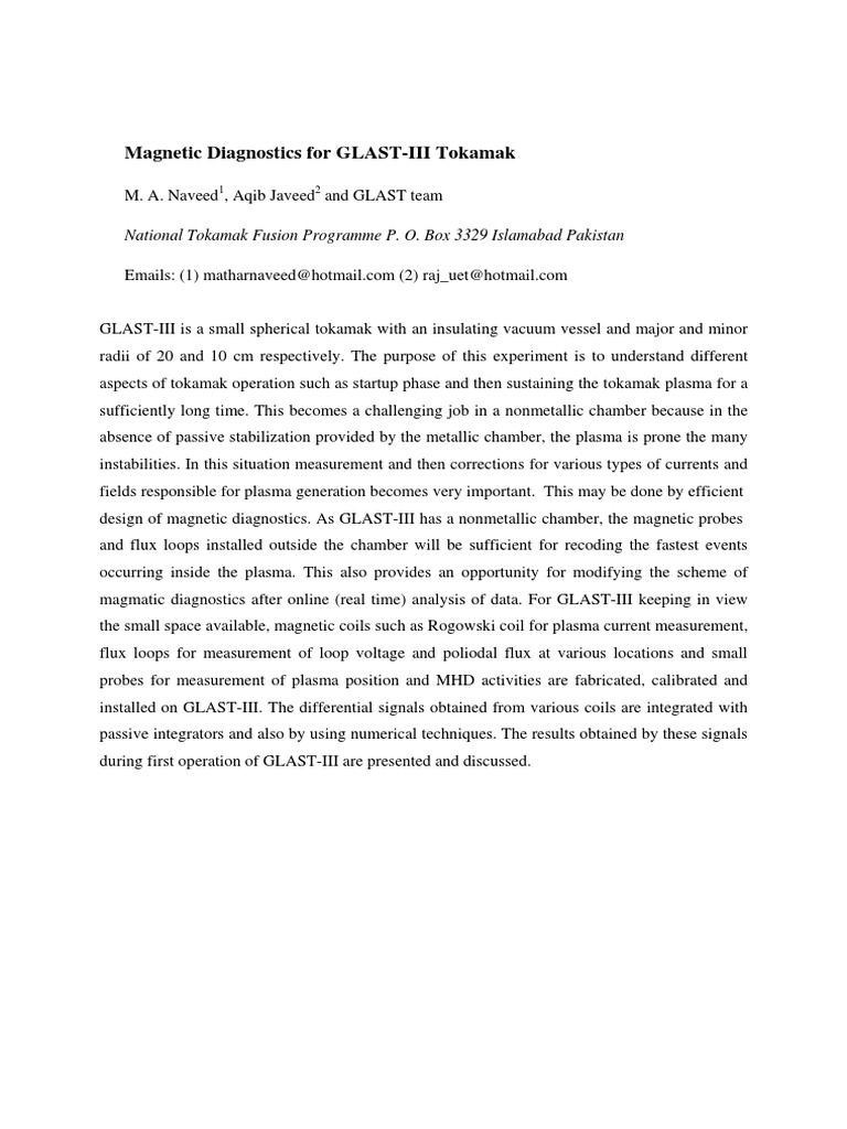 GLASTIII Short Note PDF