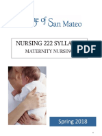 Nursing 222 Syllabus: Spring 2018