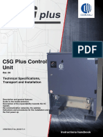 C5G Plus Control Unit: Technical Specifications, Transport and Installation