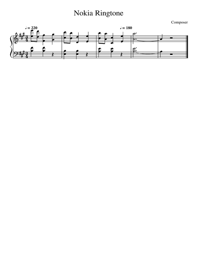 Nokia Ringtone | PDF