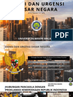 Esensi Dan Urgensi Dasar Negara