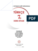 7.sınıf Türkçe Ders Kitabı (MEB 1)