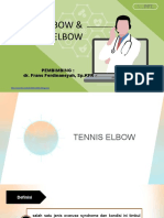 Tennis Elbow & Golfer'S Elbow: Pembimbing: Dr. Frans Ferdinansyah, SP - KFR