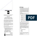 S-Plus Diagnostic Cards: Self Test Pages