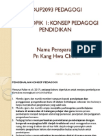 Nota Topik 1 - Konsep Pedagogi Pendidikan