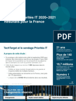 2020-2021 - France - IT - Priorities - Survey - Results - Final - French