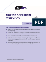 Analysis of Financial Statements: After Studying This Chapter, You Would Be Able To