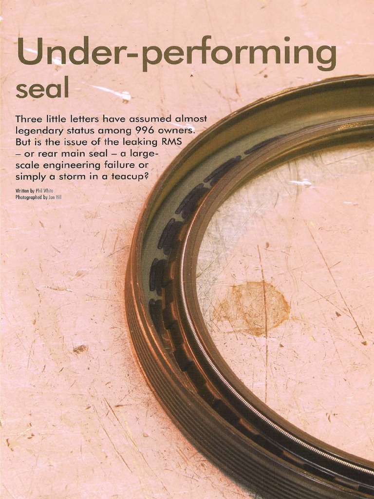 RMS Motor 996 M96 | PDF | Engines | Automotive Industry