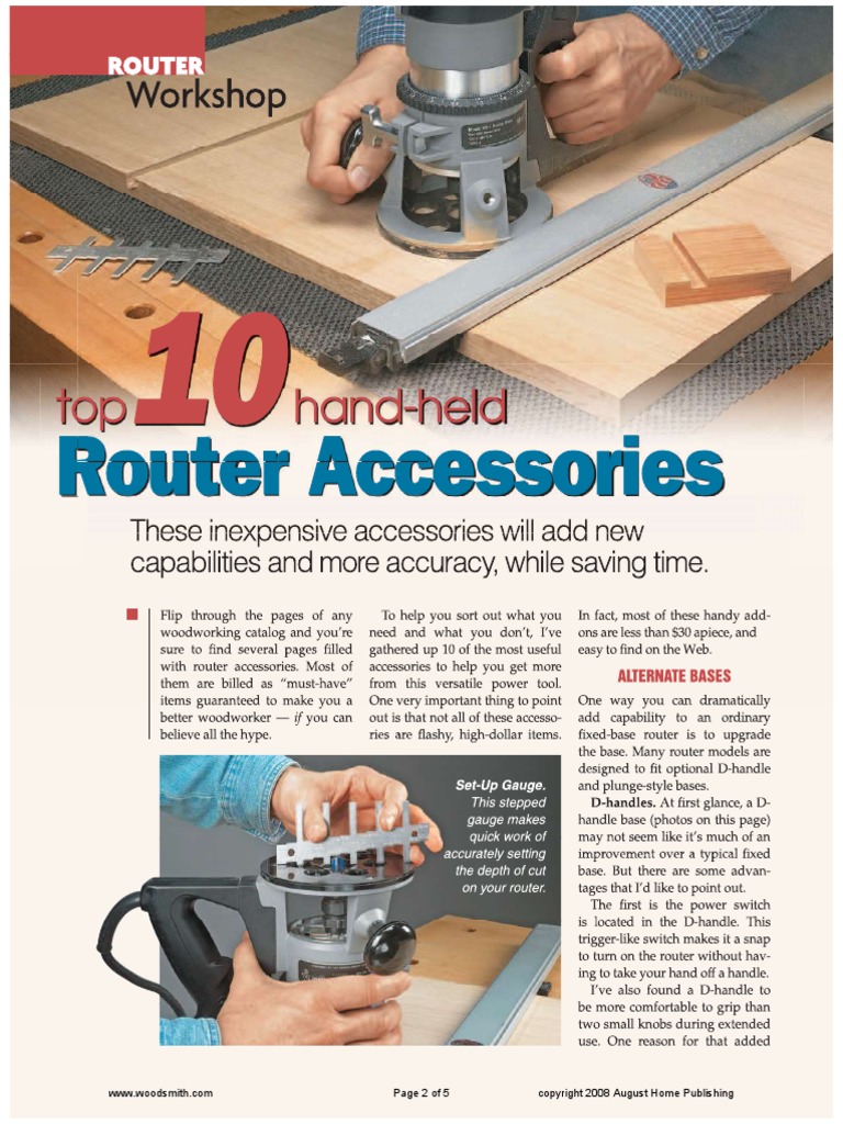 24 Ten Router Accessories | PDF | Home & Garden