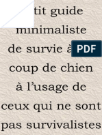 Petit Guide Minimaliste de Survie 