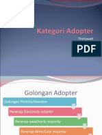 BAB XI. Kategori Adopter PP