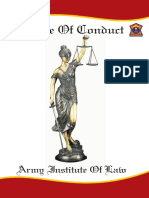 Code of Conduct: Army Institute of Law