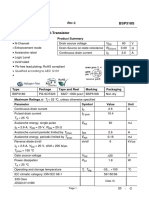 BSP318S: V V 60 Drain-Source On-State Resistance R 0.09 Continuous Drain Current A I 2.6