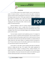 Supplemental Module in Chemical Equilibrium