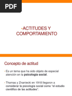Actitudes y Comportamiento 2018-2019