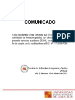 2021.02.10.0013 - COMUNICADO N.° 018-2021-FIG-Reprogramación de Cursos Con Actividades de Formación Práctica