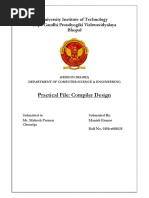 Compiler Design Practical File