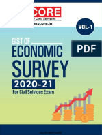 GS Score Gist of Economic Survey 2021 Vol 1
