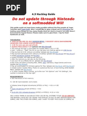 Hack My Wii 4 3 Wii Secure Digital