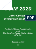USPS-APWU JCIM 2020 Updates