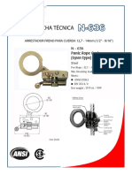 Ficha Técnica: ARRESTADOR FRENO PARA CUERDA 12,7 - 14mm (1/2" - 9/16")