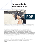 acionamento de registro de segurnça fuzil