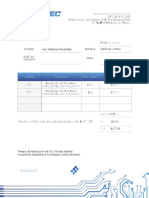 Cotización PCB fabricación México  caracteres