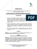 Acuerdo 016-12 Reglamento de Los Grupos de Investigacion