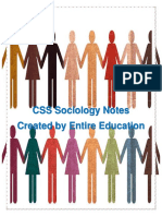 Sociology Sample Notes