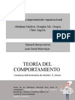 Teoría Del Comportamiento