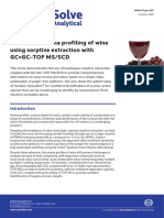 SepSolve Aroma Profiling of Wine Using Sorptive Extraction