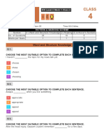 IEO Level2 Mock1 Class4