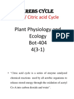 Krebs Cycle: TCA/ Citric Acid Cycle