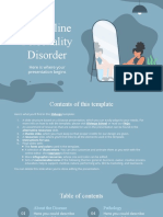 Borderline Personality Disorder by Slidesgo